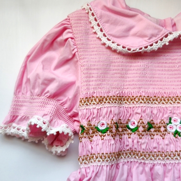 Pettigirl Pink Smocked Dress size 4T - Picture 3 of 4